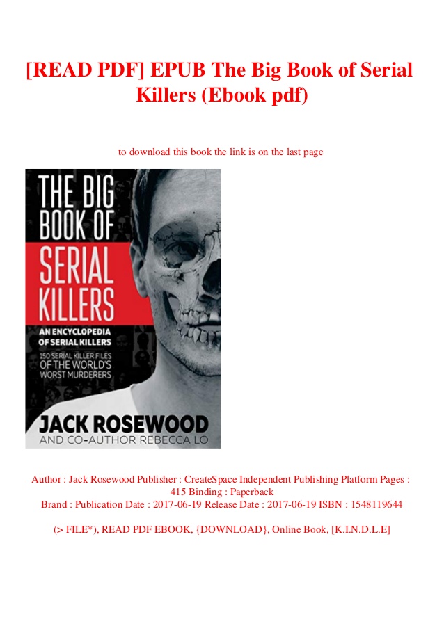 The serial killer files pdf